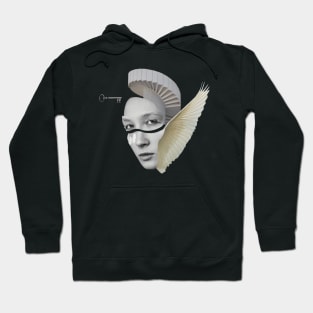 Modern and Surreal Collage Pop Art Hoodie